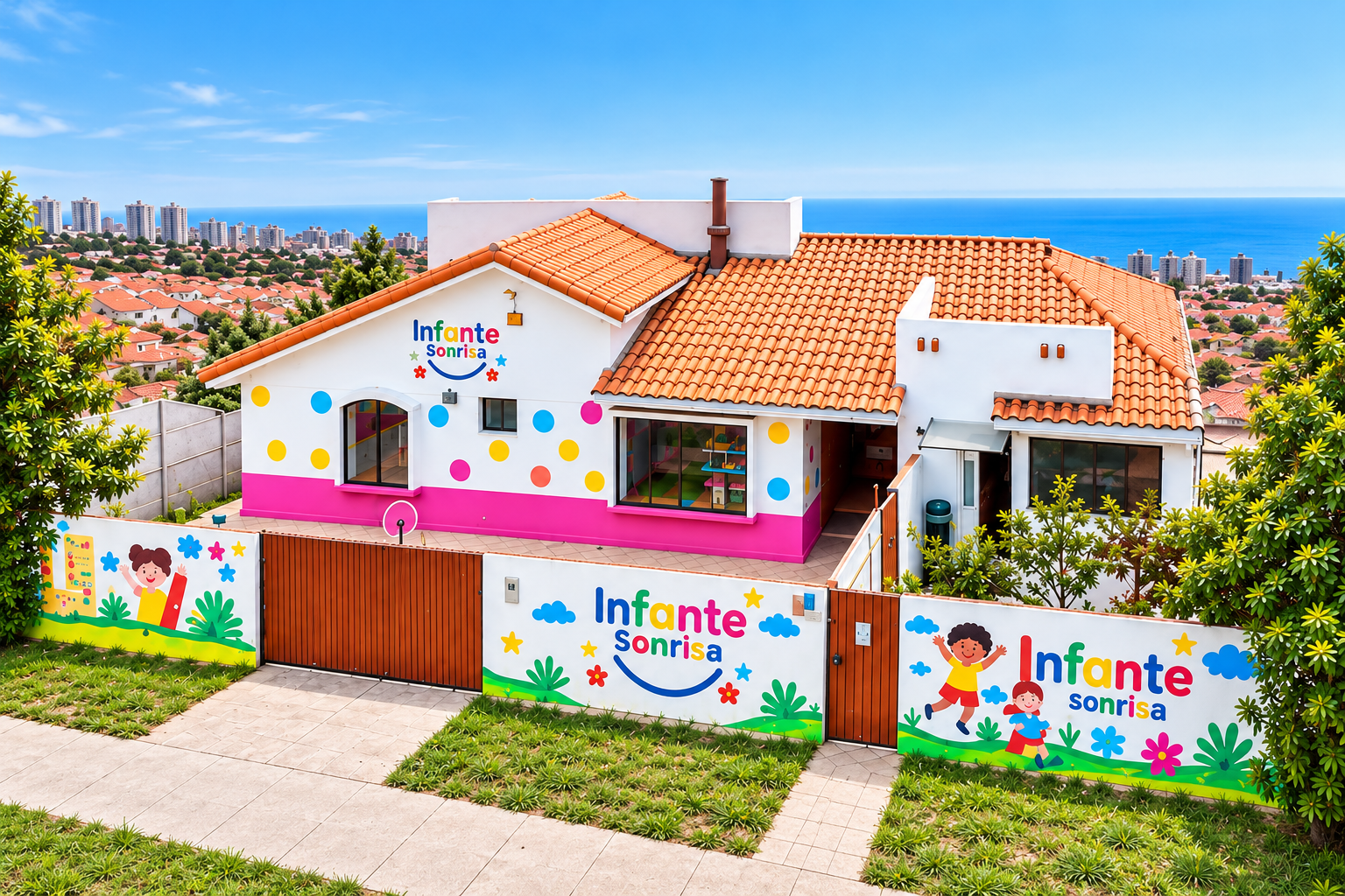 Fachada de la Escuela de Lenguaje Infante Sonrisa